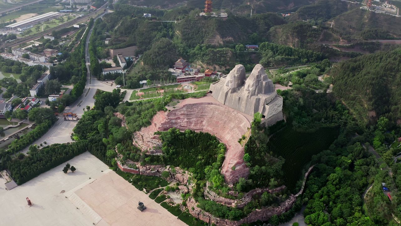 炎黄二帝雕塑