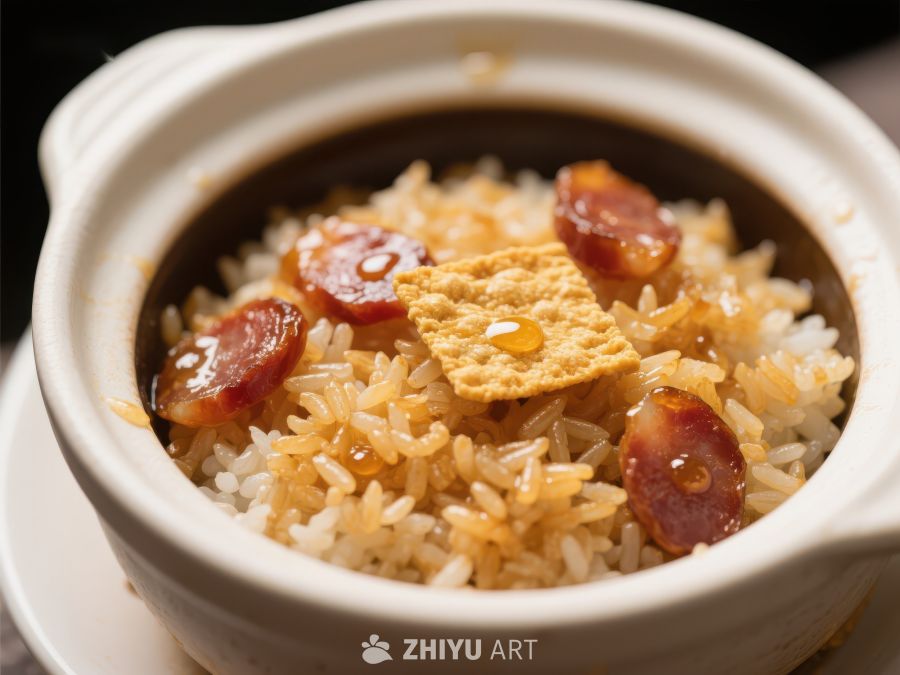 腊肠煲仔饭，香气四溢的传统美食 462