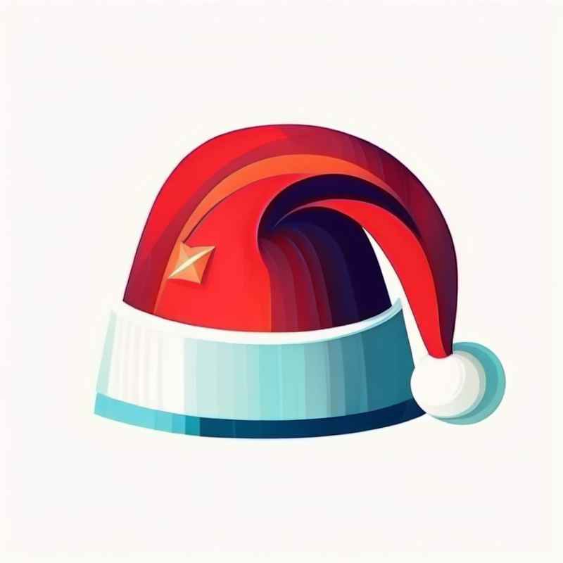 圣诞节帽子元素插画 15