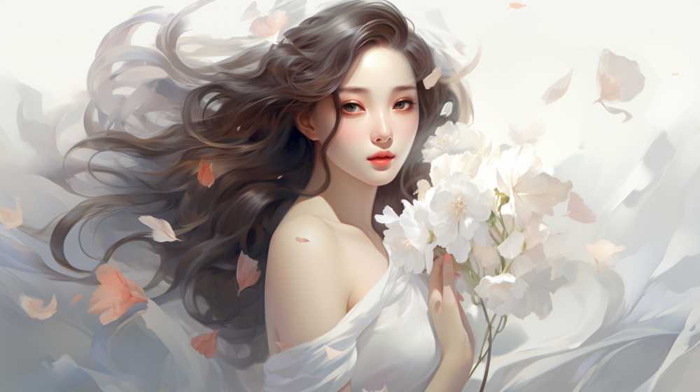 浅色背景艺术创意图