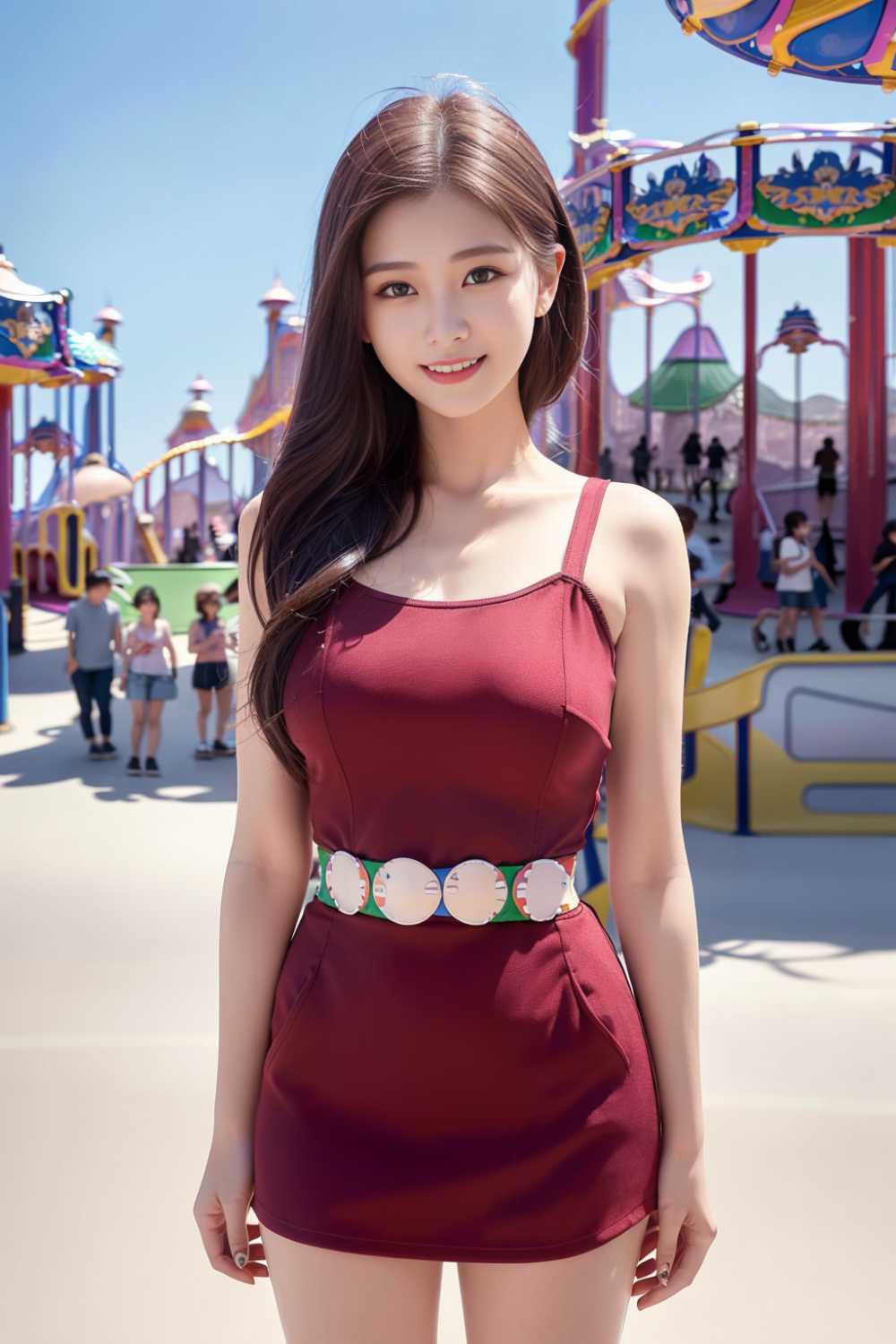 泳装美女