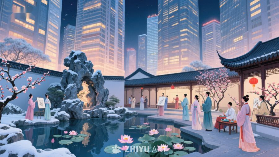 现代都市中的古典园林 936