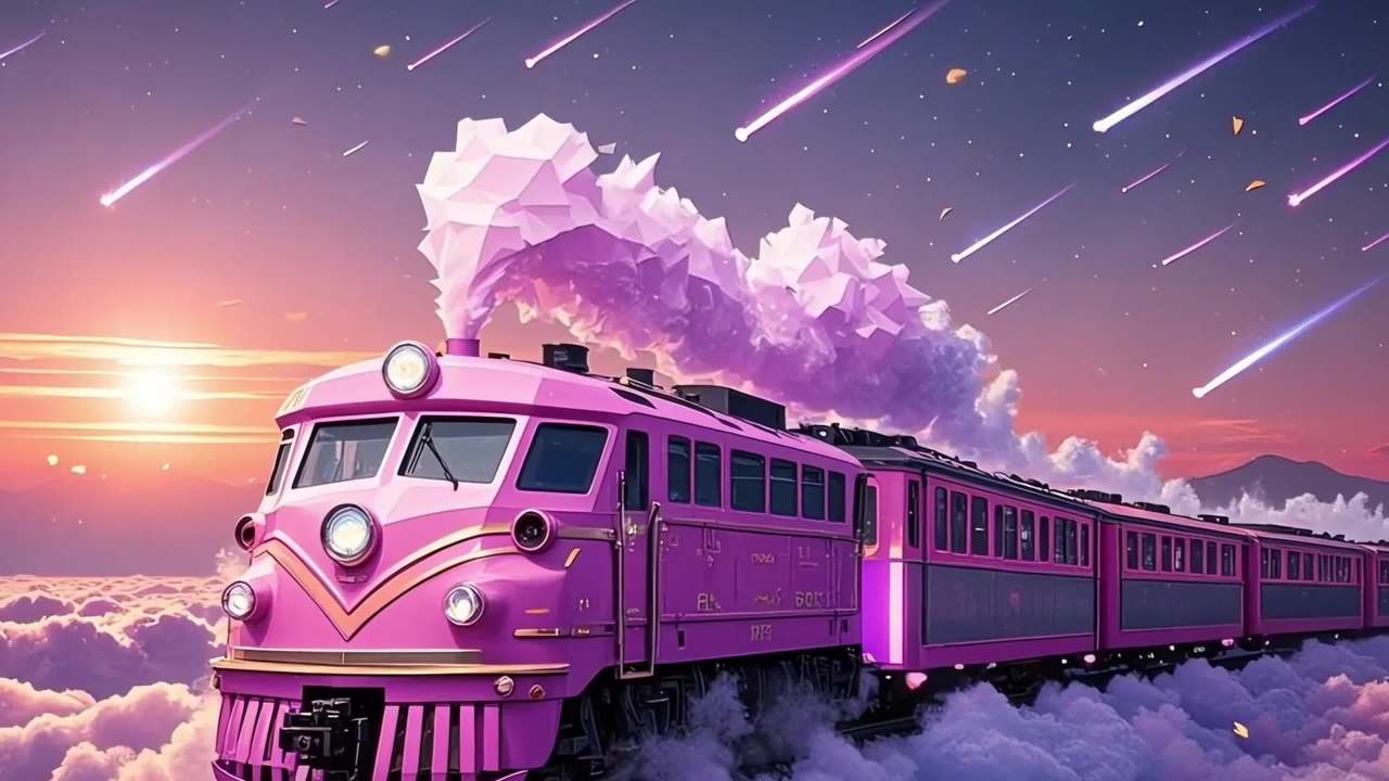 粉色列车流星梦