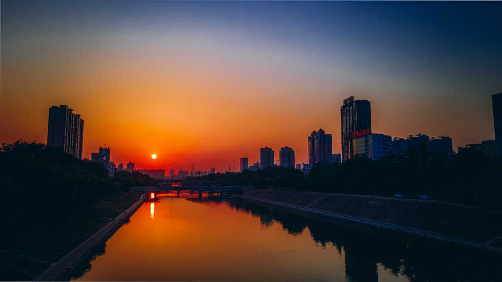 平顶山湛河美景