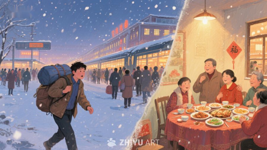 归家旅途与团圆饭 253