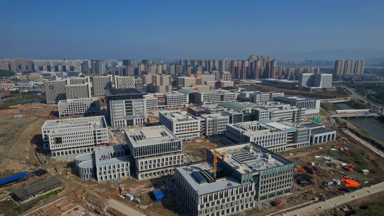 航拍福州福耀科技大学景观 4