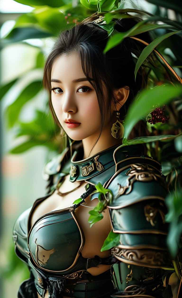 野人美女户外植物 2