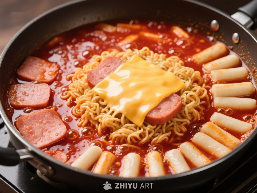 韩式炒年糕与泡面的美味组合 144