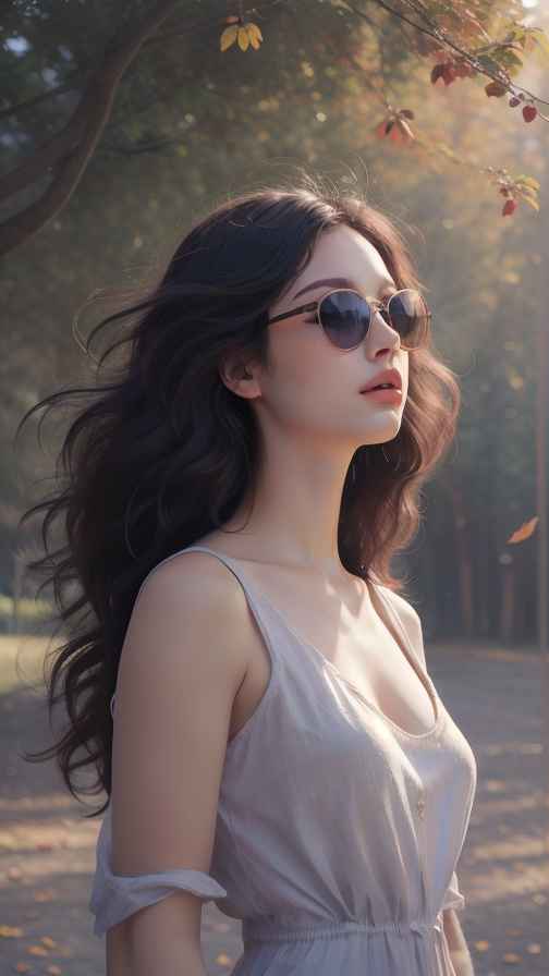 吊带衫女孩