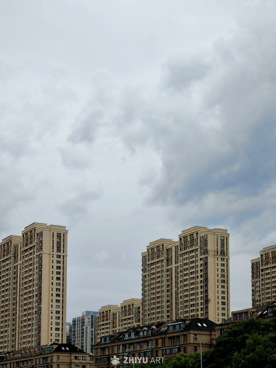 宁静的住宅楼小区