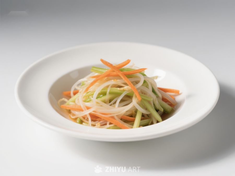清新蔬菜沙拉，色彩缤纷 1258
