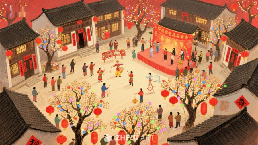 传统节日庆典场景 66