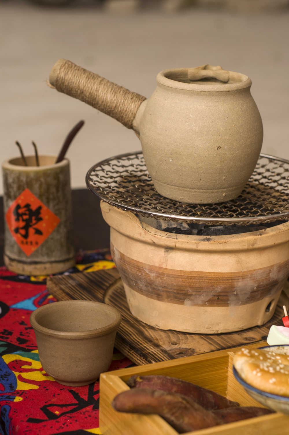 围炉煮茶