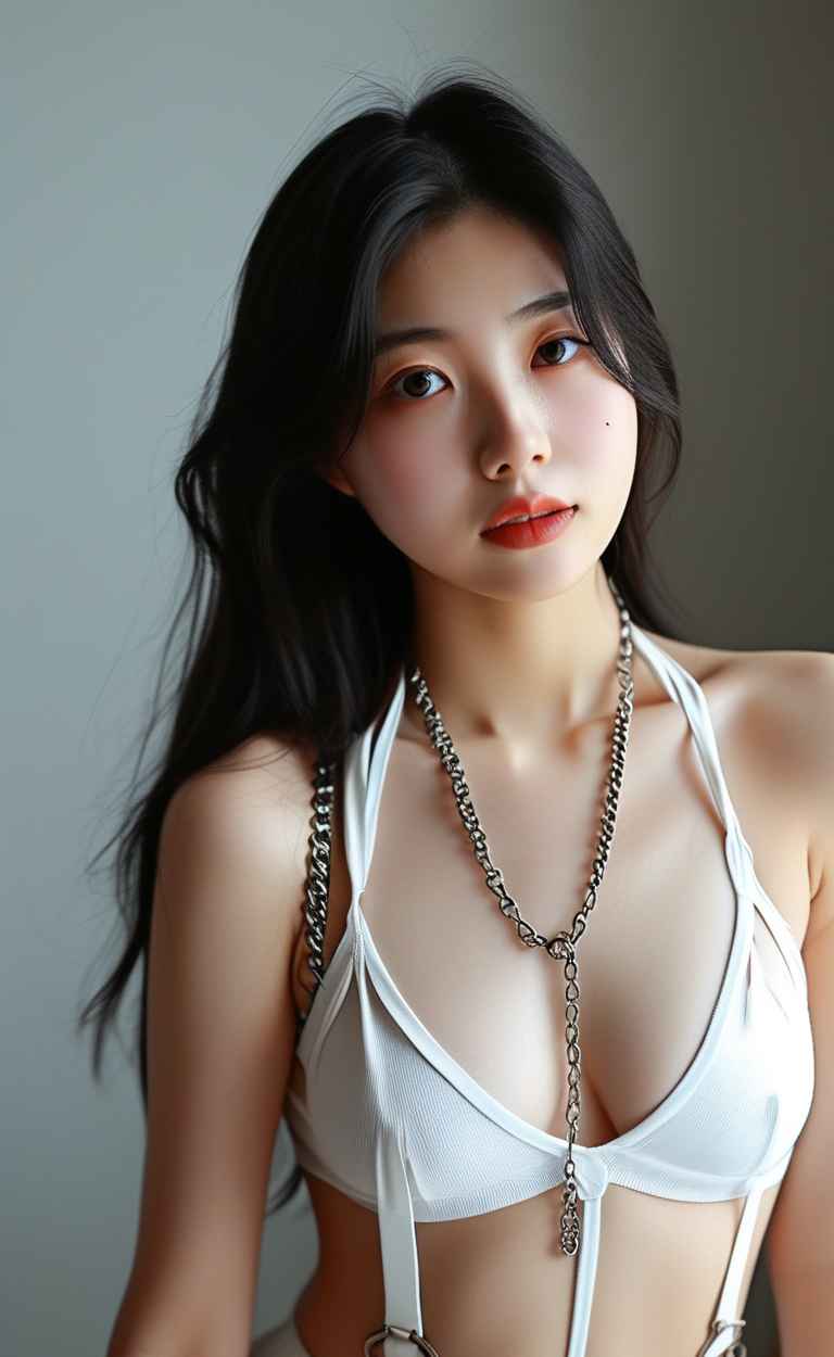 时尚发廊美女，性感特写 1