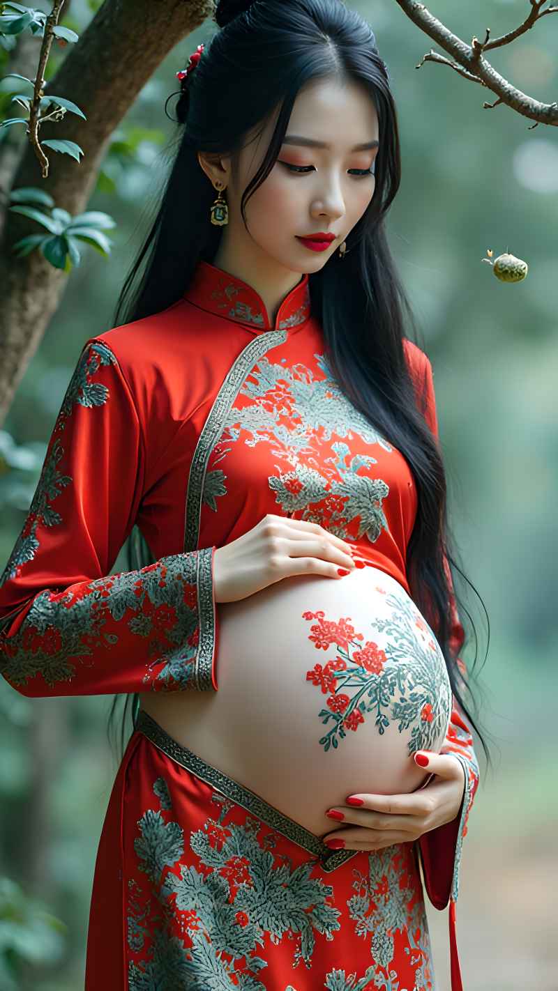 红色女子户外拍摄系列高清艺术视觉 14