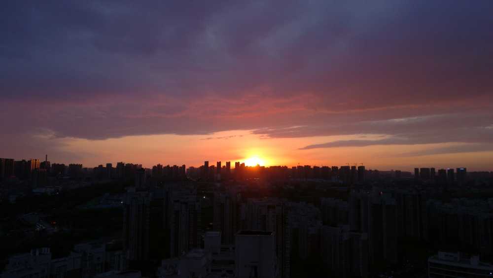 雨后夕阳