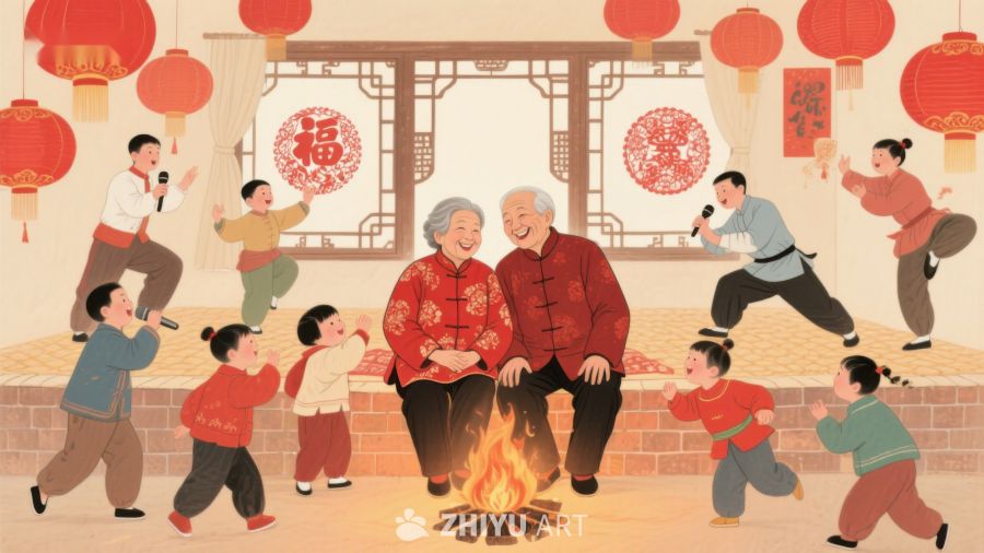 欢庆春节，家庭团聚 364