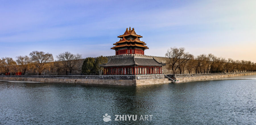 故宫角楼与护城河