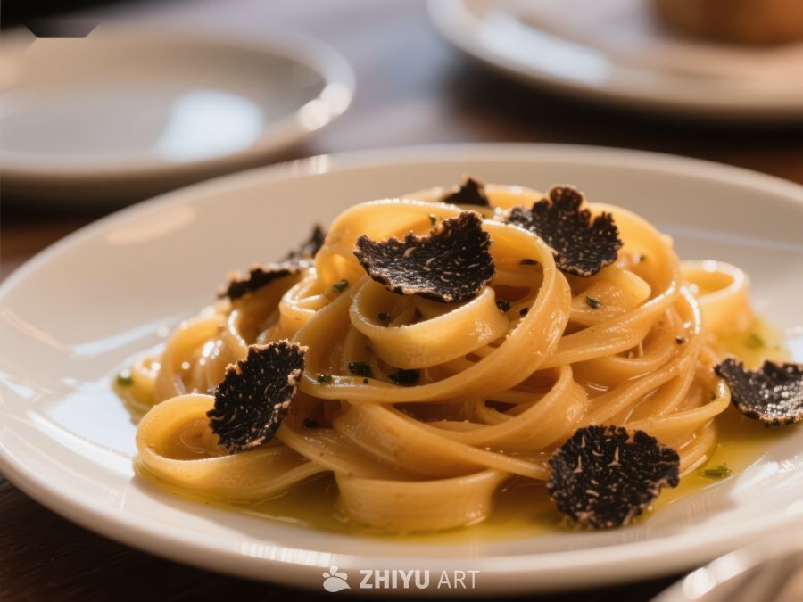 黑松露意面，精致美食呈现 306