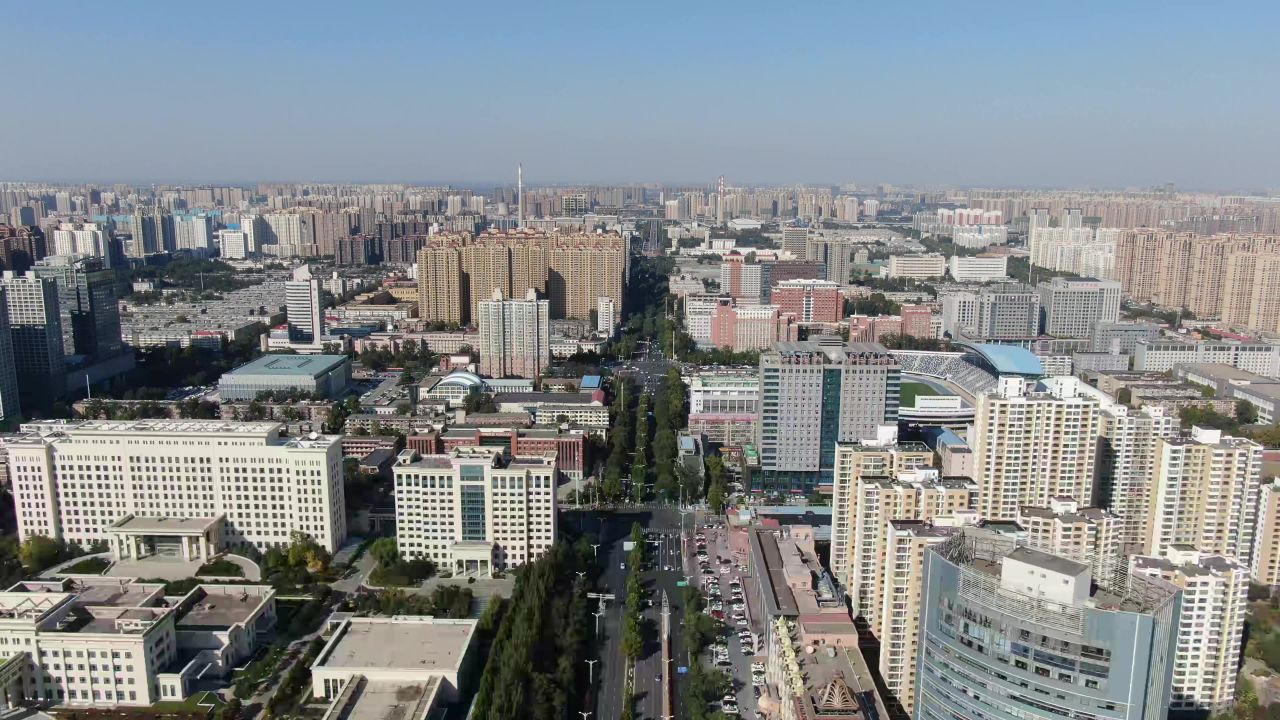 河北省政府办公楼航拍