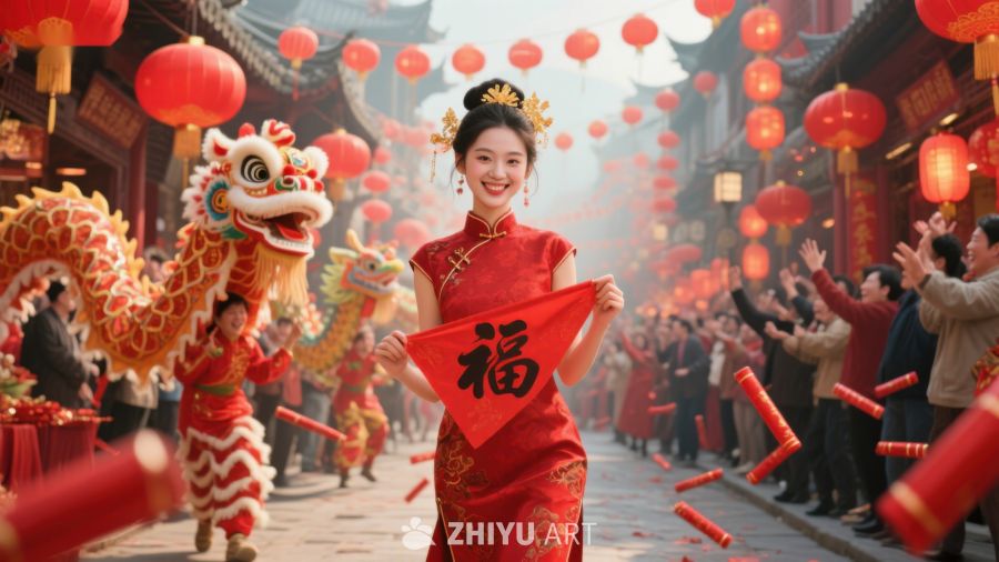新春佳节，舞龙祈福 110