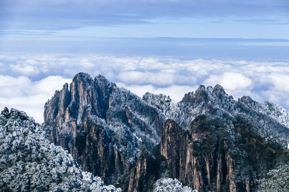 黄山雪景