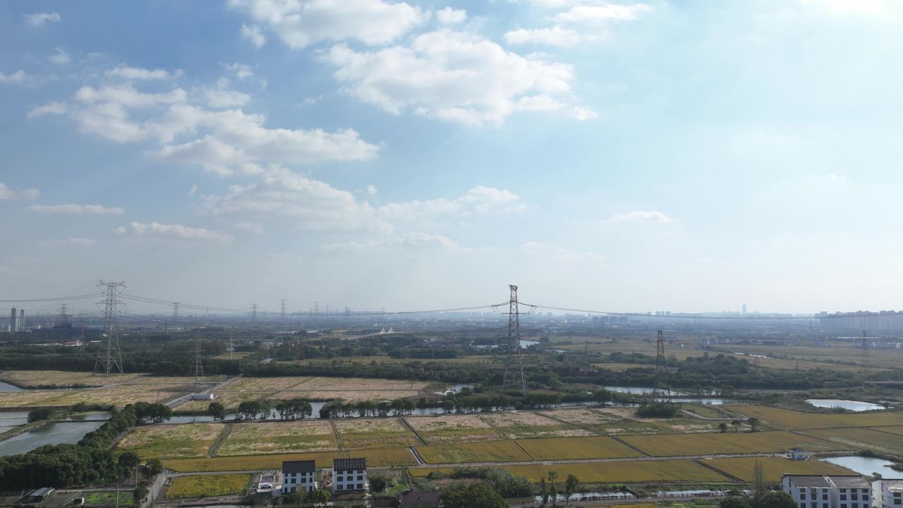 4K延时航拍江苏乡村振兴新风貌