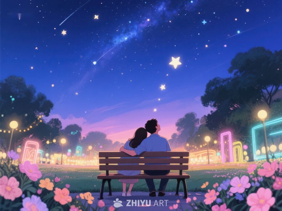 夜空下的浪漫时刻 955