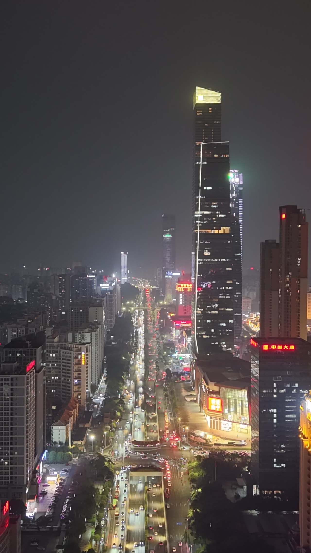 繁华都市夜景