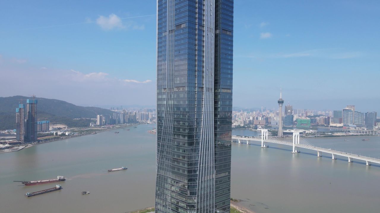 珠海横琴新区航拍