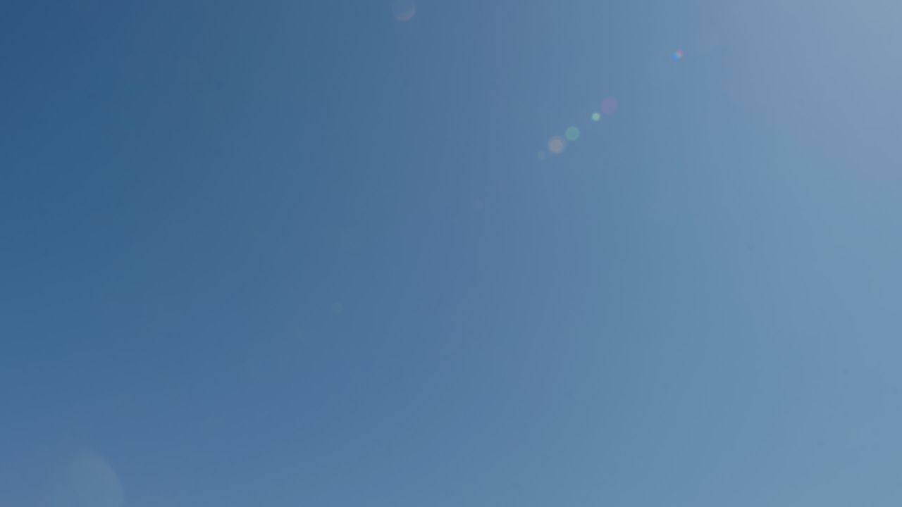 蓝天白云烈日当空延时摄影 5