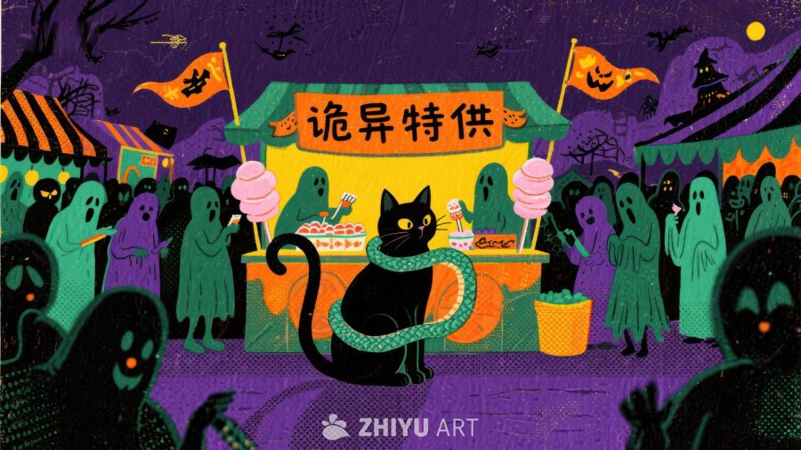 万圣节诡异特供集市