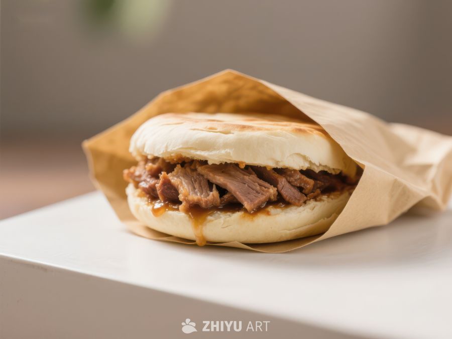 美味肉夹馍，传统中式快餐 683