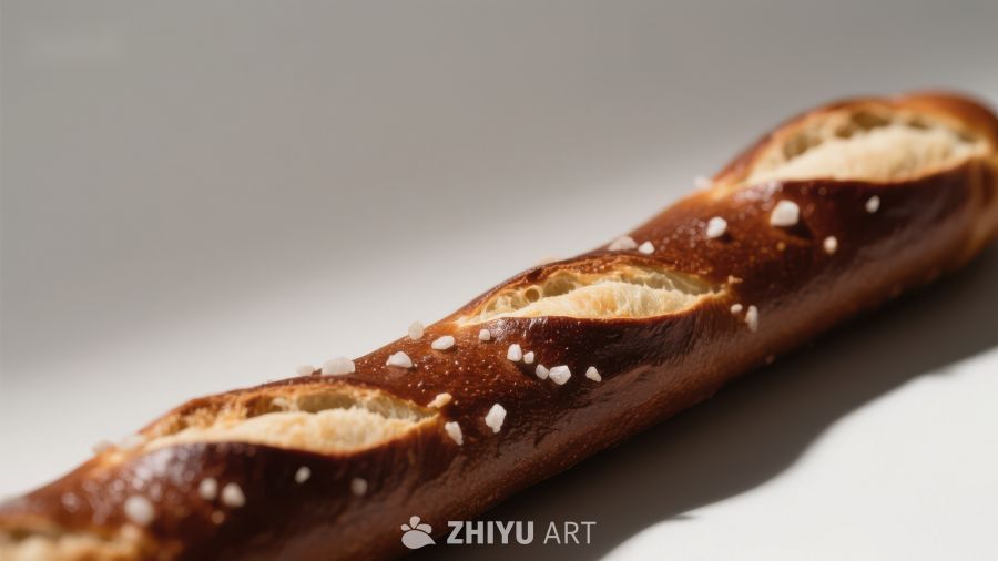 新鲜出炉的长面包