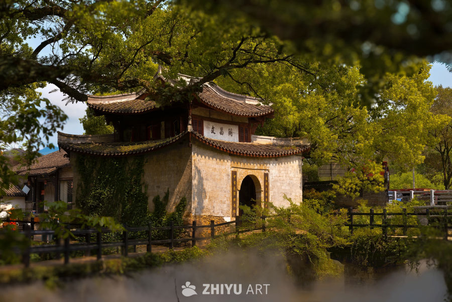 古韵庭院，绿意盎然