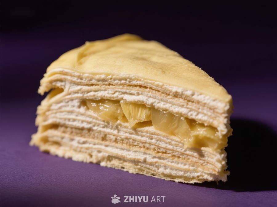 千层酥饼，奶油夹心