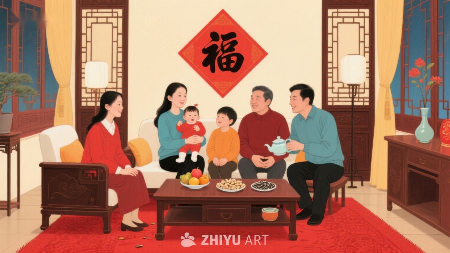 家庭欢聚，共庆佳节 460