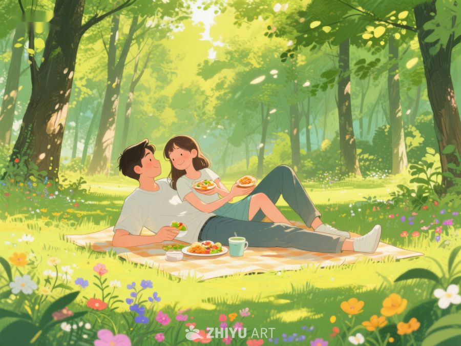林间野餐，温馨时光 462