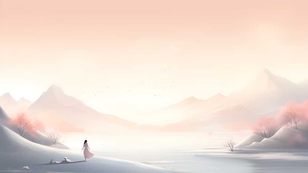 浅白色唯美背景
