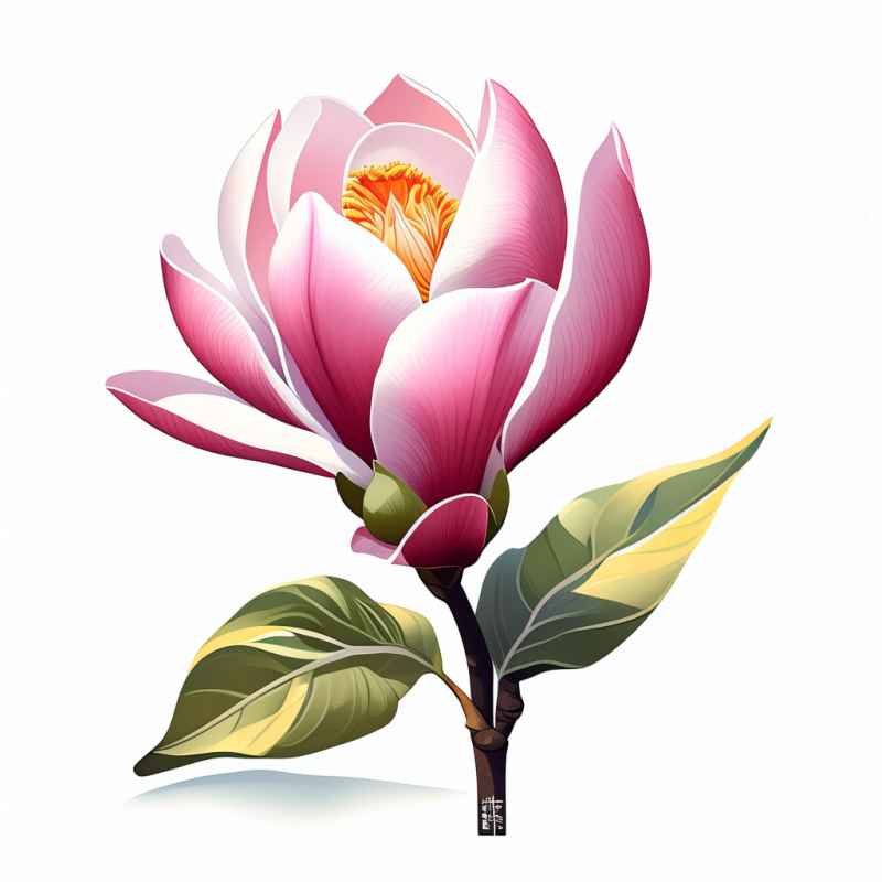 超美的玉兰花元素 7