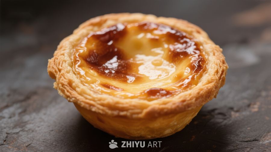 葡式蛋挞特写