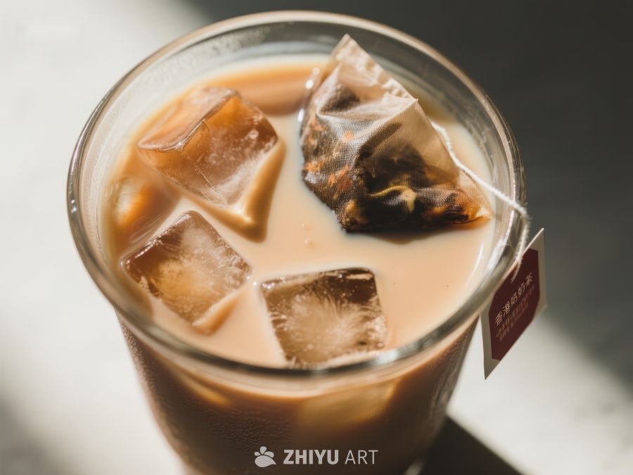 冰块与茶包的冷泡饮品 23