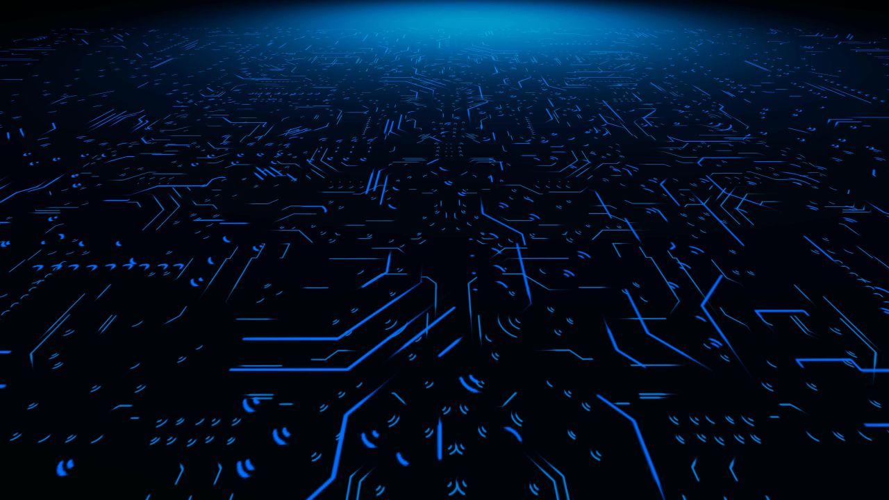 电路电子产品数字计算机主板芯片技术科技网络线路蓝色未来背景