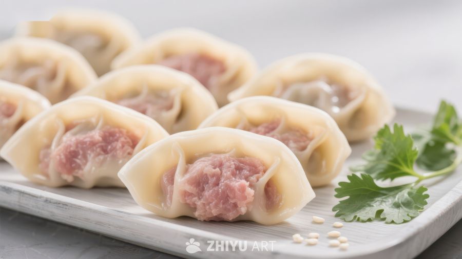 鲜肉饺子，精致摆盘