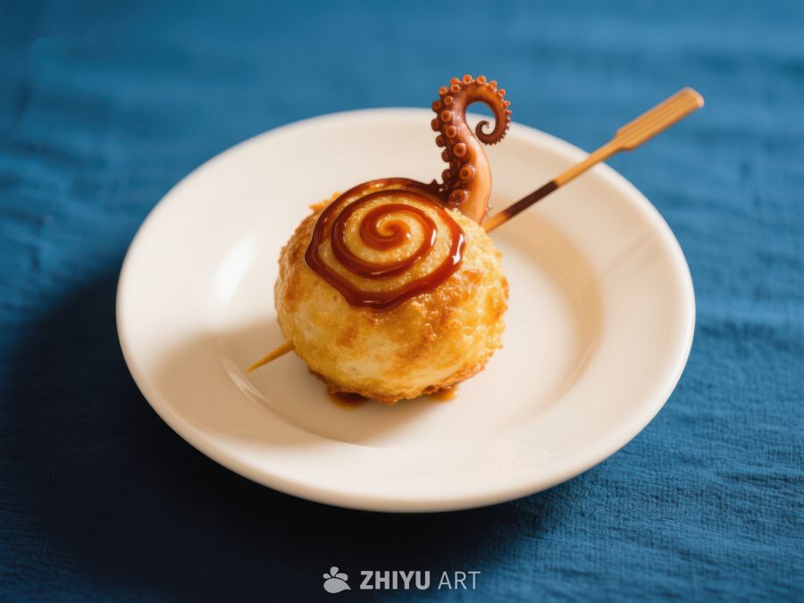 创意美食：章鱼触角装饰的甜点球 14