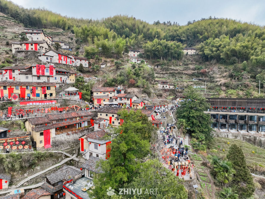 航拍浙江丽水松阳陈家铺村 11