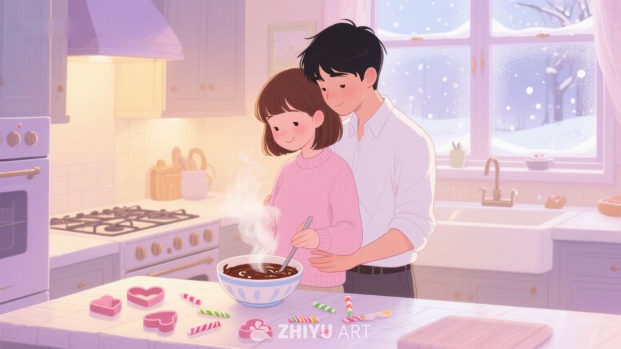 温馨厨房里的甜蜜时光 398