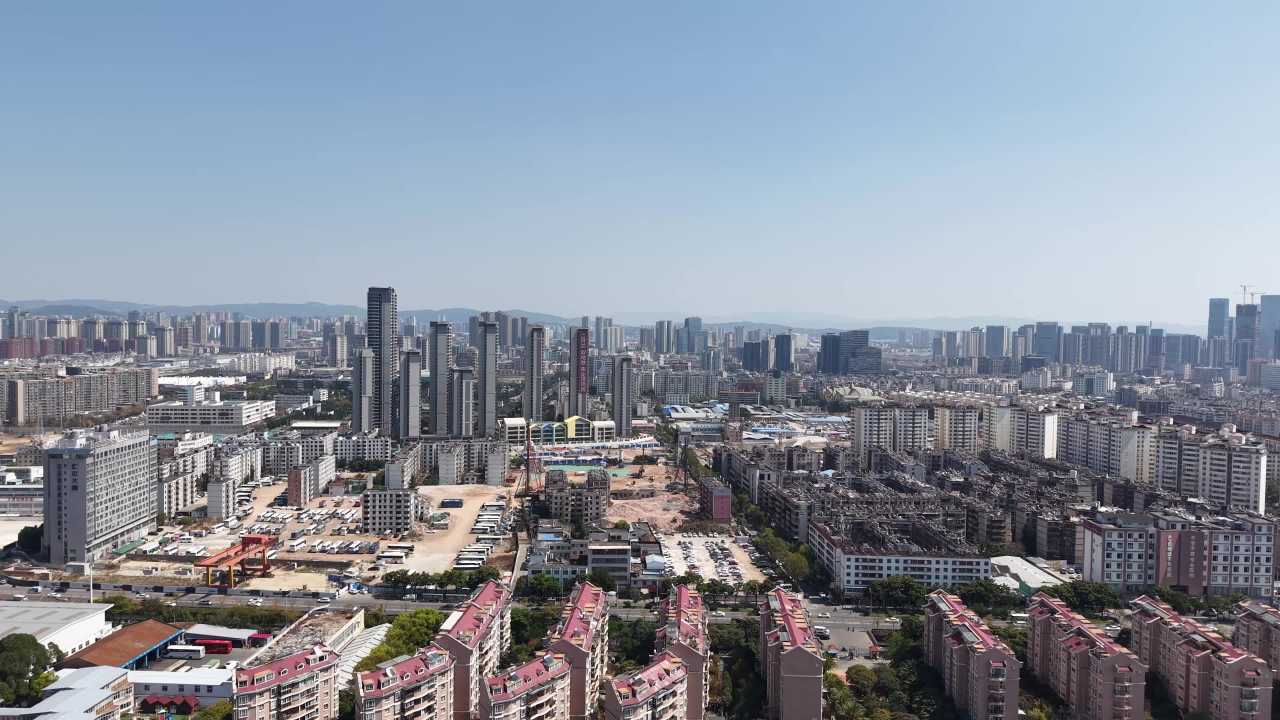 现代都市全景俯瞰