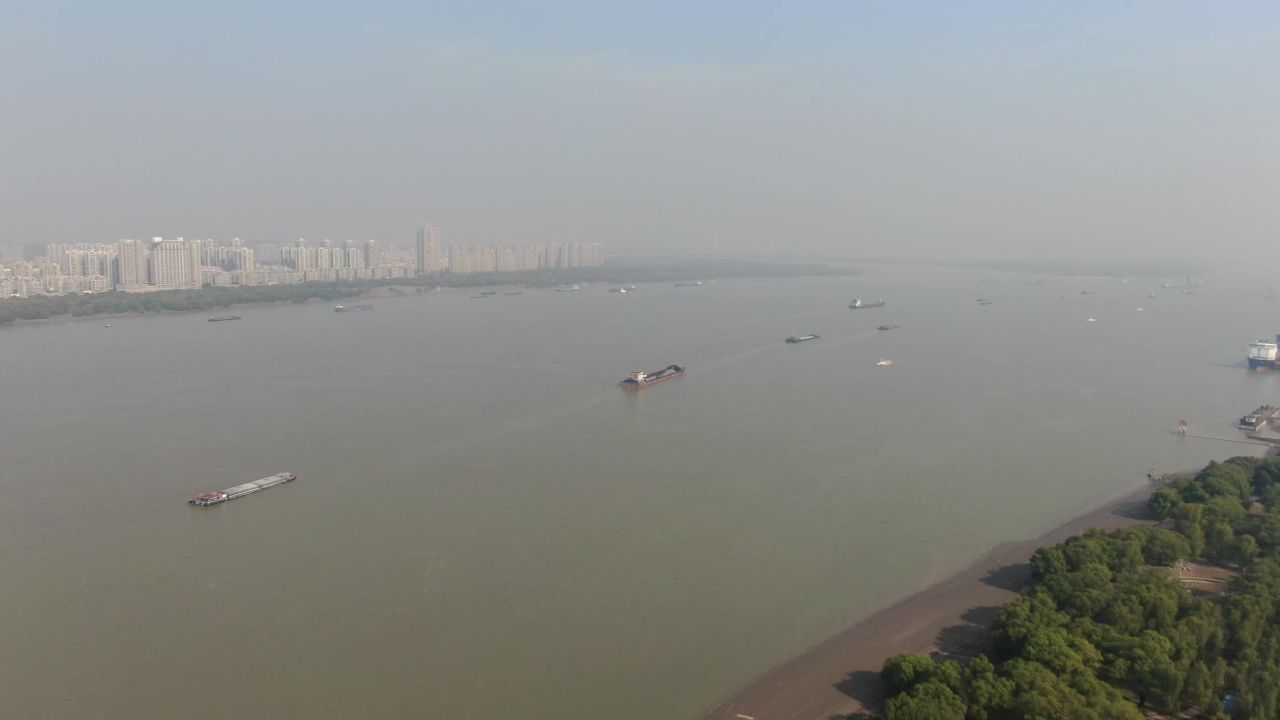 江苏南京城市风光旅游景区地标建筑航拍 