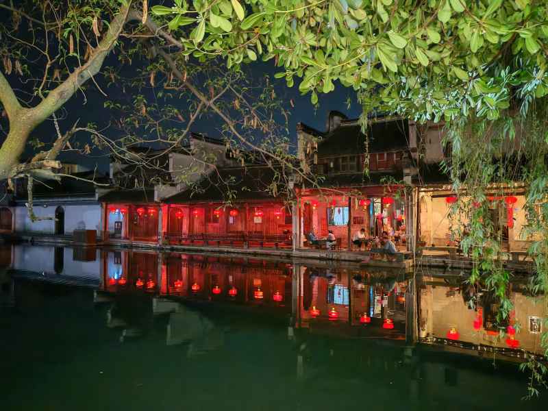 古镇夜色 水乡人家 18
